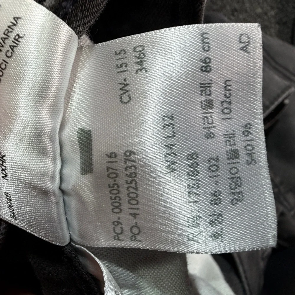 Levis Jeans Mens 34x32 505 Regular Fit Charcoal Gray Straight Leg EUC